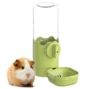 Pequeña botella de agua de animales, dispensador de agua de la jaula - Copa de alimentación con chinchilla alimentador de animales pequeños a prueba de polvo,Suministro de riego Alimentador de conejit