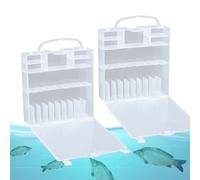 Pequeña caja de aparejos para la - Contenedores para la diabetes - Contenedores de acoplamiento del claro para el exterior, casa de herramientas