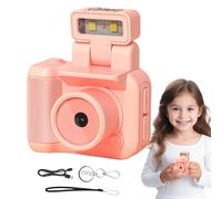 Pequeña cámara retro - Cámara digital compacta, cámara de viaje portátil | Pequeña grabadora de video con luz LED flash, para grabar la vida de vlogging, lo que permite cargar fácilmente fotos y