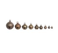 pequeña campana,Campanas,cascabeles para la artesa 40 campanas de bronce retro hechas a mano, pequeñas cascabeles de cobre, collar, pulsera, herramientas, accesorios for decoración del hogar (color: m