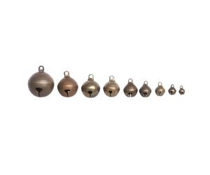 pequeña campana,Campanas,cascabeles para la artesa 40 campanas de bronce retro hechas a mano, pequeñas cascabeles de cobre, collar, pulsera, herramientas, accesorios for decoración del hogar (color: m