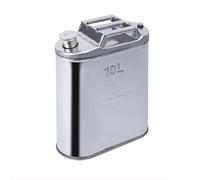 Pequeña capacidad bidón de metal, Tanque de combustible de acero inoxidable, Lata de gasolina espesa para viajes autónomos en motocicleta