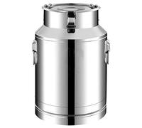 Pequeña Capacidad Latas De Transporte De Leche Acero Inoxidable 201 Jarra De Leche Cubo De Leche Cubo De Vino Botella Barril De Petroleo Bote De Té Con Tapa Sellada Tanque De Leche 4L 6L 8L,8L