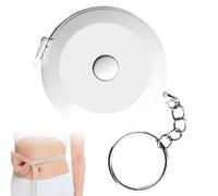 Pequeña cinta métrica,Cinta métrica de doble cara 2 metros | Regla de medición portátil,Para coser ropa tejer ganchos manualidades medición corporal perder peso medición