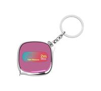 Pequeña cinta métrica retráctil de 2 m con cinta adhesiva de medición de color y precisión para interiores al aire libre de colores y medidas retráctiles utilizadas