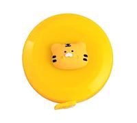 Pequeña cinta métrica suave y encantadora cinta métrica de dibujos animados flexible de 1,5 m para costura, manualidades, tela, regla de bolsillo, herramienta de medición retráctil práctica