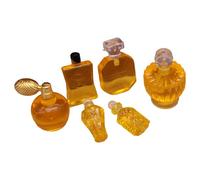 Pequeña colección de botellas perfumadas para casa de muñecas, juego de simulación, artesanía de resina, mejora la imaginación y las habilidades sociales, casas de muñecas coleccionables, miniaturas