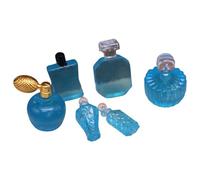 Pequeña colección de botellas perfumadas para casa de muñecas, juego de simulación, artesanía de resina, mejora la imaginación y las habilidades sociales, casas de muñecas coleccionables, miniaturas