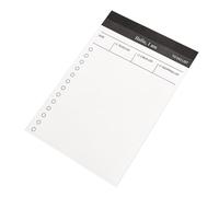 Pequeña Cuaderno Lágrimas 50 Hojas 50 Hojas Sin Frases Planificador Programas Programación Notas Notas Verificación Lista Escritura Memopad Para Notas Planes Gestión Del