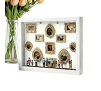 Pequeña De Silueta De Museo DIY Decoración DIY De Miniatura Para Recuerdos