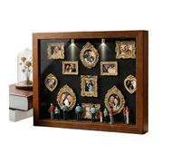 Pequeña De Silueta De Museo DIY | Mini Figura Decorativa de Recuerdos | Mini De Silueta De Museo - para Bodas, Cumpleaños, Fiestas, Hogar, Apartamento, Hotel, Dormitorio, Salón, Casa De Campo