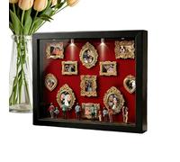 Pequeña de Sombra de Museo DIY - Recuerdo En Miniatura para Memorias | Mini De Silueta De Museo,para Cumpleaños Vacaciones Hogar Apartamento Casa de Campo Hotel Residencia Sala