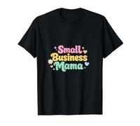 Pequeña Empresa Mamá Director Ejecutivo Empresa Dueña Mamá Esposa Camiseta gráfica económica, Hombre, Negro, L