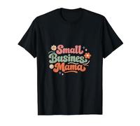 Pequeña Empresa Mamá Director Ejecutivo Empresa Dueña Mamá Esposa Camiseta gráfica económica, Hombre, Negro, L