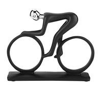 Pequeña Escultura de Hierro Metal Deporte Figura Modelo Estatua Artesanía Escultura Abstracta Moderna Adorno Estatuilla Soldadura a Mano Decoración para el Hogar Golfista(Bicicleta de Deporte)