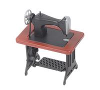 Pequeña Estatua De La Máquina De Coser | Decoración De Mesa Con Máquina De Coser Para Universo De Muñecas | Accesorios De Muebles Para Juego De Imitación Escala 1 24 | Para Sala De Estudio Dormitorio