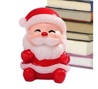 Pequeña Estatua de Papá Noel, decoración de Escritorio en Miniatura de Navidad, de Papá Noel para Coche, salpicadero, jardín, Cocina, Estante de Comedor, mesita de Noche, Espacios de Vida de