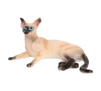 Pequeña Estatuilla De Gato - Juguetes De Gatitos Realistas - Adorno De Modelo De Gatito Pequeño Y Bonito, Decoración Del Hogar, Escultura De Animal Coleccionable Para Exhibición En Gabinete Escritorio