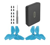 Pequeña funda de almacenamiento para hélices seguras, protecciones, estuche de transporte, organizadores de accesorios, Juego 3