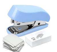 Pequeña Grapadora - 2.99x1.61x1.1 Pulgadas De Grapadora De Tamaño De Bolsillo | Mini Mini Stappler Portátil Sin Esfuerzo | Capacidad De Hoja Sin Esfuerzo | Incluye Remover Incorporado, Lindo Regalo Pa