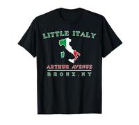 Pequeña Italia Retro Vintage Arthur Avenue Bronx NY Camiseta
