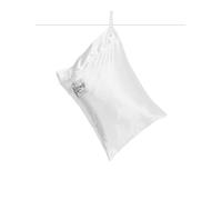 Pequeña jirafa satén siesta Almohada Sólido (Blanco)