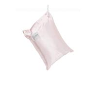 Pequeña jirafa satén siesta Almohada sólido (rosa)