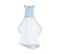 Pequeña jirafa - Toalla/albornoz con orejas "Luxe", Blue (azul), 104 x 59 cm