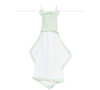 Pequeña jirafa - Toalla/albornoz con orejas "Luxe", Verde (verde), 104 x 59 cm