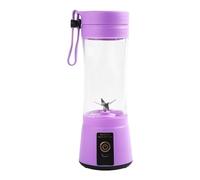 Pequeña licuadora eléctrica, exprimidor - Mezclador de carga USB 400 ml para frutas - Sports Nutrition Products Exprimidor rotativo de alta velocidad para plátano, zanahoria, pitaya,