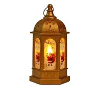 Pequeña Linterna Decorativa - Lámpara LED Mini Retro Ideal Como Centro De Mesa Para Navidad, Diwali, Bodas, Pascua, Halloween Y Fiestas Al Aire Libre | Perfecta Para Puerta Principal, Cocina, Chimenea