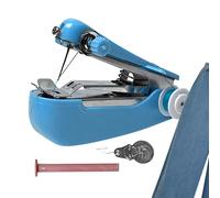 Pequeña máquina de coser - Dispositivo portátil eléctrico, portátil resistente al calor | Pequeña herramienta de bricolaje 12x2.5x7cm, kit de reparación de ropa adecuado para viajes, equipo artesanal