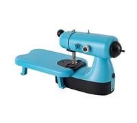 Pequeña máquina de coser para principiantes avanzados, simple máquina de coser eléctrica doméstica con iluminación LED, máquina de coser de brazo libre para telas gruesas en casas, fábricas o tiendas