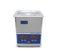 Pequeña máquina limpiadora ultrasónica - Acero inoxidable digital de 2 L, sistema de limpieza profunda de grado médico de 40 kHz con temporizador y calentador ajustables, limpiador profesional para