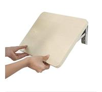 Pequeña mesa plegable de pared, estante flotante de madera, banco de trabajo para computadora, estantería para colgar en la oficina