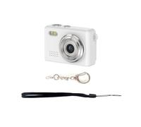 Pequeña Mini cámara grabadora de vídeo monoreflexes en Forma de Mini cámara de 0,96 Pulgadas for niños cámara de vídeo Llavero cámara for niños(Camera Add 16G,White)