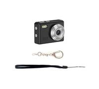 Pequeña Mini cámara grabadora de vídeo monoreflexes en Forma de Mini cámara de 0,96 Pulgadas for niños cámara de vídeo Llavero cámara for niños(Camera Add 64G,Black)
