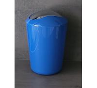 Pequeña Nube Glossy Azul Real Cubo De Basura 3 Litros Con Tapa Basculante