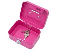 pequeña para guardar dinero | de Seguridad con Cerradura de Llave Mini de Seguridad con Cerradura de Efectivo de Metal,fuerte para dinero, banco de monedas de metal resistente para niños, adultos, ven