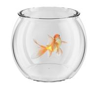 Pequeña pecera - Contenedor compacto para animales acuáticos, tanque cilíndrico transparente, decoración del hogar para mesa del hogar o escritorio, decoración moderna de animales acuáticos, acuarios