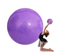 Pequeña pelota de yoga - Bola de entrenamiento de 15 cm, herramienta de fitness Pilates, accesorio de ejercicio con lentejuelas | Equipo de entrenamiento de gimnasia en casa para estirar el