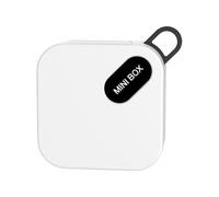 Pequeña píldora - pequeña caja transparente, organizador de mano multipartido, soporte de bolsillo resistente, compañero de viaje ligero | Mini contenedor versátil para anillos, pastillas, dulces