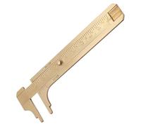 Pequeña Pinza - Herramienta De Medición De Bolsillo Retro, Regla De Cobre De Doble | Calibre Vernier Preciso Para Medición De, Imponente Para Perlas, Joyas, Trabajos En