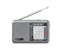 Pequeña Radio De Onda Corta,Radio Portátil Recargable | Radio portátil de Onda Corta Am FM Radio meteorológica,Equipo de Audio Radio Transistor de Gran recepción de Banda Completa para Exteriores