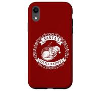 Pequeña servilleta de Papá Noel, Divertido Pastor alemán Navidad Carcasa para iPhone XR