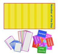 Pequeña tabla de bolsillo: tablero de bolsillo de maestro de matemáticas borrables para número del día, el póster de herramientas de aprendizaje en el aula para jardín de infantes, preescolar, prim