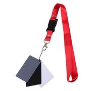 Pequeña tarjeta digital de 18 grados en blanco, negro y gris para cámara precisa, balance de blancos adecuado para diversas condiciones de iluminación