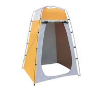Pequeña tienda de campaña multifuncional con marco de metal reforzado, diseño a prueba de viento, espaciosa para actividades de viaje familiar, protección impermeable para senderismo