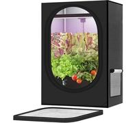 Pequeña tienda de cultivo 45 x 45 x 75 cm para sistema de cultivo hidropónico. Caja de cultivo 600D con mylar altamente reflectante. Un invernadero interior como caja de cultivo para el cultivo de