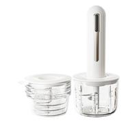 Pequeña Trituradora De Cocina, Picadora Eléctrica Para Verduras, Trituradora Portátil Para Preparaciones Hogar y Camping Verduras, Frutas y Carne